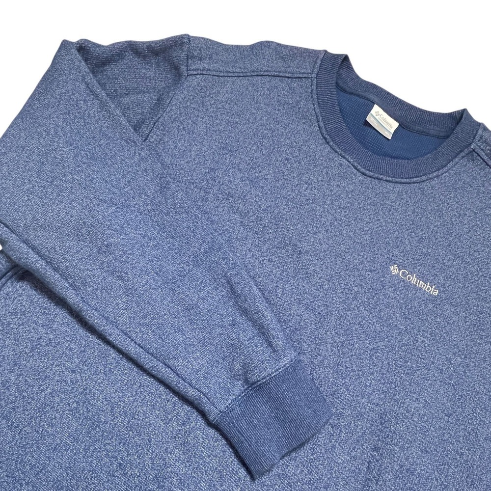 Columbia Heathered Blue Crewneck Sweatshirt Mens XXL Outdoor Casual
